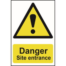 Danger Site Entrance Sign Safety & Security Workplace Stuff UK Danger Site Entrance Sign Safety & Security Workplace Stuff UK