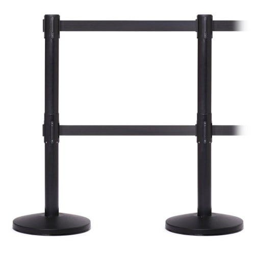 double-belt-retractable-barriers double belt retractable barriers