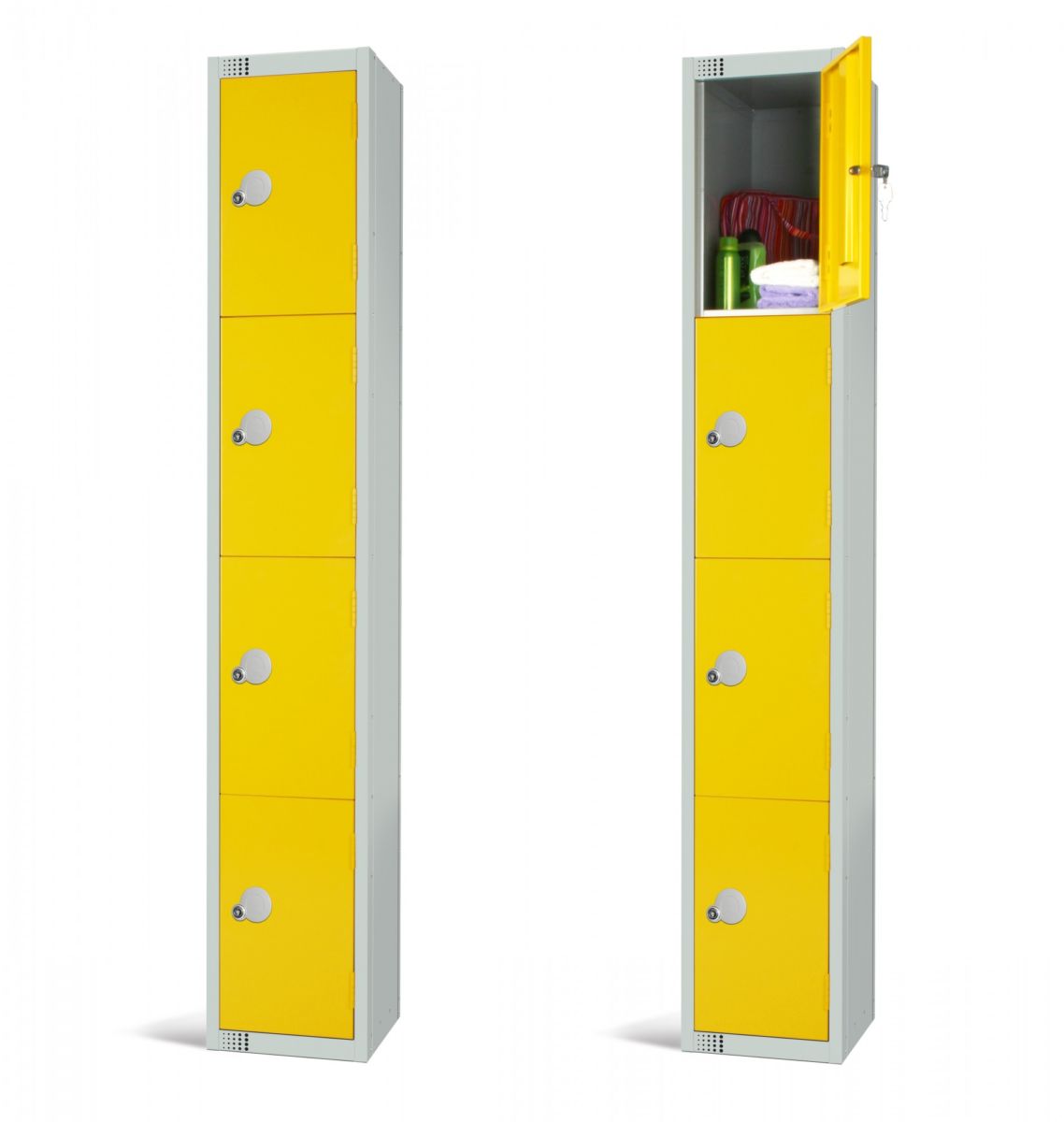 Elite Metal Lockers - 4 Doors 4 Elite Metal Lockers - 4 Doors