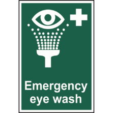 Emergency Eye Wash Sign Safety & Security Workplace Stuff UK Emergency Eye Wash Sign Safety & Security Workplace Stuff UK