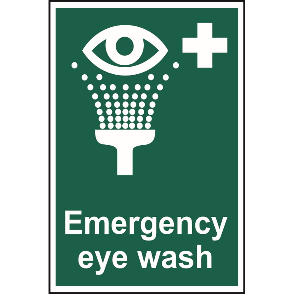 emergency-eye-wash-sign image of emergency eye wash sign