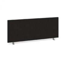 Black Straight Desktop Fabric Screens Black Straight Desktop Fabric Screens Workplace Stuff UK