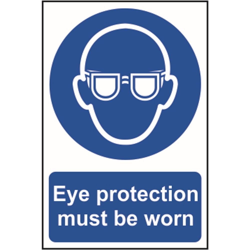 eye-protection-must-be-worn-sign-pvc image of Eye Protection Must Be Worn Sign