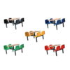 Fast Food Canteen Seating - 2 Seater 2 Fast Food Canteen Seating - 2 Seater