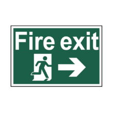 Fire Exit Right Arrow Sign Safety & Security Workplace Stuff UK Fire Exit Right Arrow Sign Safety & Security Workplace Stuff UK