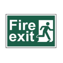 Fire Exit Right Sign Safety & Security Workplace Stuff UK Fire Exit Right Sign Safety & Security Workplace Stuff UK