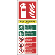 Fire Extinguisher Wet Chemical Sign Safety & Security Workplace Stuff UK Fire Extinguisher Wet Chemical Sign Safety & Security Workplace Stuff UK