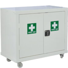 First Aid Cabinet on Wheels Cabinets Workplace Stuff UK First Aid Cabinet on Wheels Cabinets Workplace Stuff UK