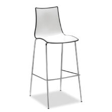 Gecko Shell Dining Stool with Chrome Frame Workplace Stuff UK