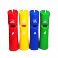 Hand & Handle Wet Wipe Dispenser & Bin Cleaning Equipment Workplace Stuff UK