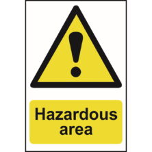 Hazardous Area Sign Safety & Security Workplace Stuff UK Hazardous Area Sign Safety & Security Workplace Stuff UK