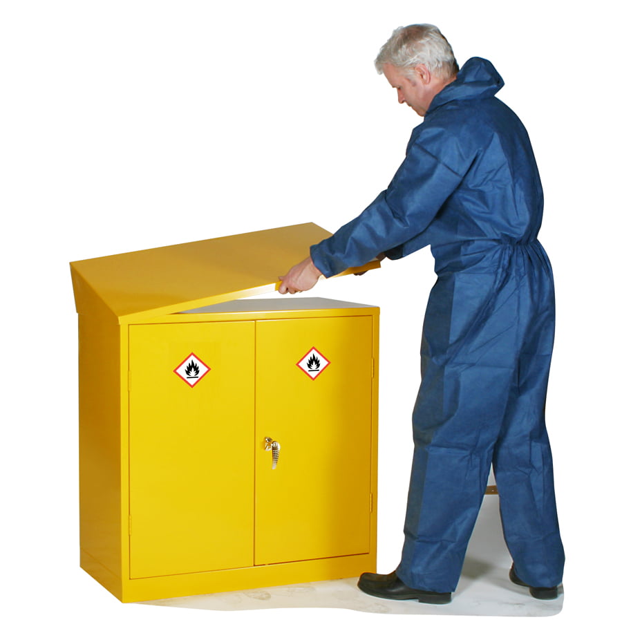 Hazardous Substance Storage Cabinets Sloping Top 1 Hazardous Substance Storage Cabinets Sloping Top