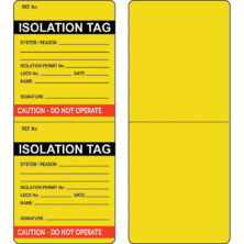 Isolation Tag Inserts – Pack of 50 Equipment Notices Workplace Stuff UK Isolation Tag Inserts – Pack of 50 Equipment Notices Workplace Stuff UK