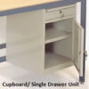 Medium Duty Workbench Drawer and Cupboard Units 3 Medium Duty Workbench Drawer and Cupboard Units