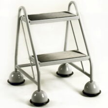 Mobile Steps - 2 Step, No Handrail Mobile Steps - 2 Step, No Handrail Workplace Stuff UK