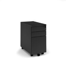 Black Steel 3 Drawer Mobile Pedestal Office Furniture Workplace Stuff UK Black Steel 3 Drawer Mobile Pedestal Office Furniture Workplace Stuff UK