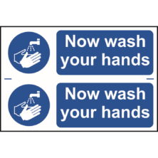Now Wash Your Hands Sign – 2 Per Sheet Site Safety & Mandatory Signs Workplace Stuff UK Now Wash Your Hands Sign – 2 Per Sheet Site Safety & Mandatory Signs Workplace Stuff UK