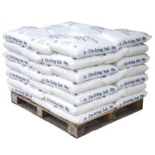 Pallets of White De-Icing Rock Salt - 25kg Bags Workplace Stuff UK