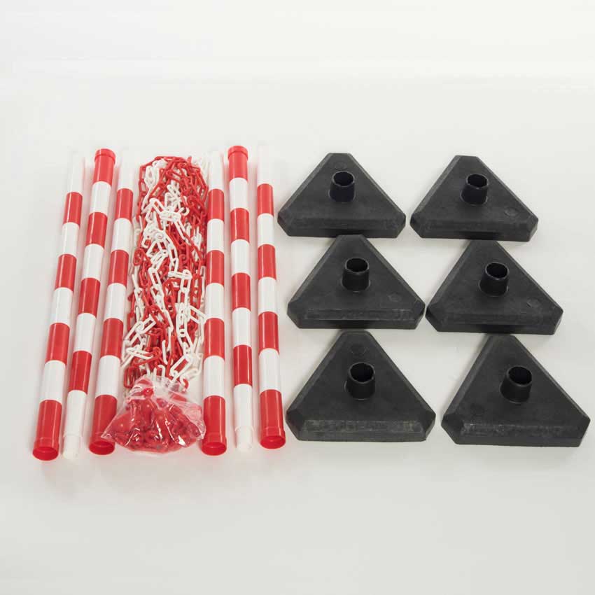 Plastic Chain and Post Kits - Concrete Filled Base 3 Plastic Chain and Post Kits - Concrete Filled Base