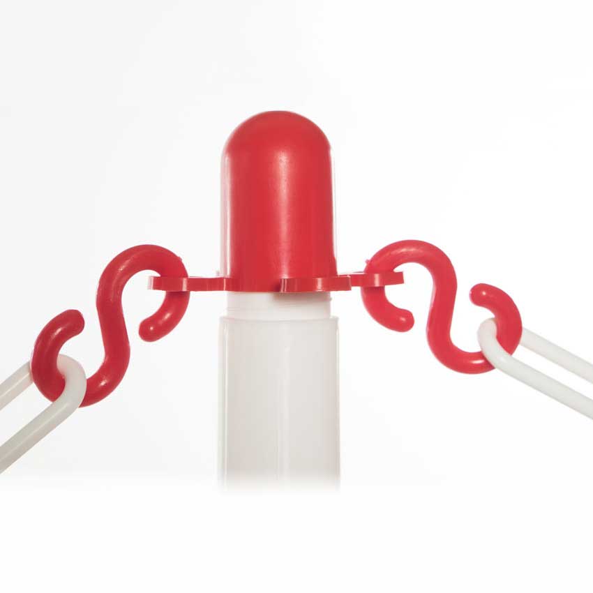 Plastic Chain and Post Kits - Rubber Base 4 Plastic Chain and Post Kits - Rubber Base