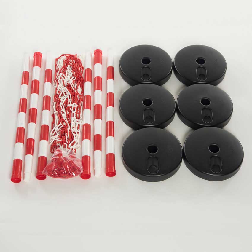 Plastic Chain and Post Kits - Water Fillable Base 3 Plastic Chain and Post Kits - Water Fillable Base