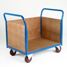 Platform Truck - 3 Plywood Sides Platform Truck - 3 Plywood Sides Workplace Stuff UK