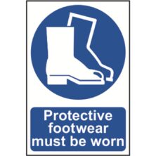 Protective Footwear Must Be Worn Sign – PVC Safety & Security Workplace Stuff UK Protective Footwear Must Be Worn Sign – PVC Safety & Security Workplace Stuff UK