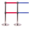 queuemaster-twin-retractable-barrier-polished-stainless-steel queuemaster twin retractable barrier polished stainless steel