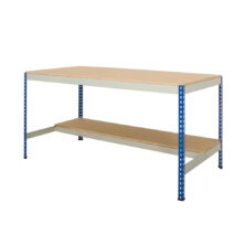Anco Rivet Boltless Workbench – Half Undershelf Industrial Workbenches Workplace Stuff UK Anco Rivet Boltless Workbench – Half Undershelf Industrial Workbenches Workplace Stuff UK