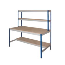 Anco Rivet Chipboard Workstation – Half Undershelf Industrial Workstations Workplace Stuff UK Anco Rivet Chipboard Workstation – Half Undershelf Industrial Workstations Workplace Stuff UK
