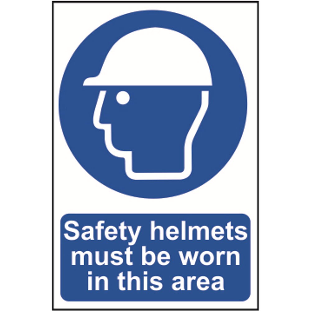 safety-helmets-must-be-worn-sign image of safety helmets must be worn in this area