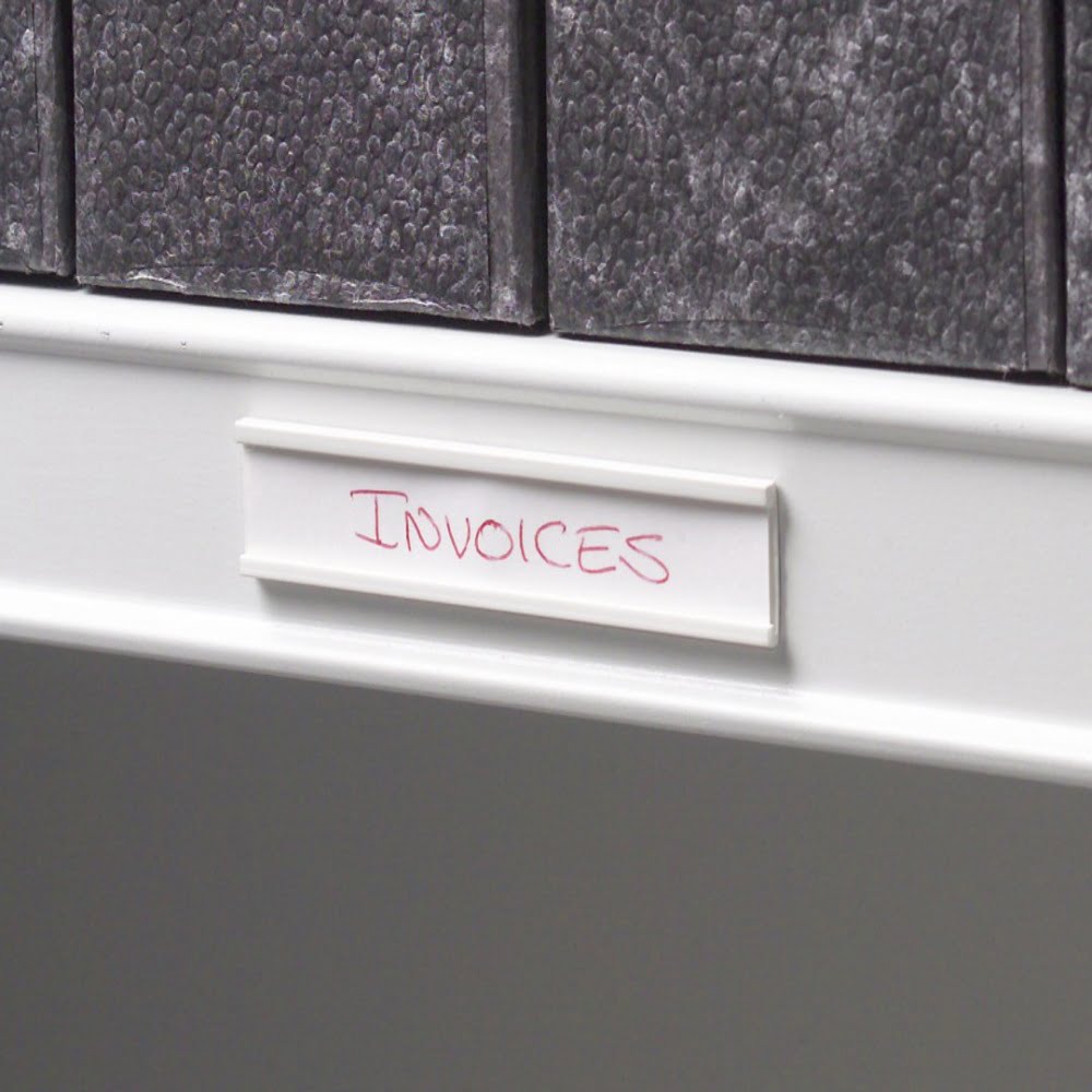 image of self-adhesive label holders