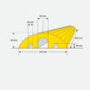 Small Cable Protection Ramps - 1 Small Cable Protection Ramps - 1.2 metres long