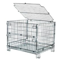 Lid for Stackable Mesh Cage Pallet Wire Mesh Pallet Cages Workplace Stuff UK