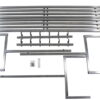 Stainless Steel Double Sided Changing Room Benches 4 Stainless Steel Double Sided Changing Room Benches