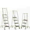 Stainless Steel Mobile Safety Steps 1 Stainless Steel Mobile Safety Steps