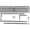 Stainless Steel Single Sided Changing Room Benches 4 Stainless Steel Single Sided Changing Room Benches