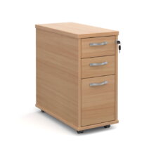 Tall Narrow Mobile Pedestal W300mm Tall Narrow Mobile Pedestal W300mm Workplace Stuff UK