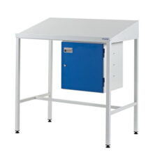 Team Leader Workstation with Lockable Cupboard Workplace Stuff UK
