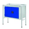 Team Leader Workstation with Lockable Double Cupboard 2 Team Leader Workstation with Lockable Double Cupboard