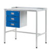 Team Leader Workstation with Triple Drawer Unit 2 Team Leader Workstation with Triple Drawer Unit