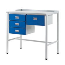 Team Leader Workstation with Triple Drawer Unit & Single Drawer Workplace Stuff UK