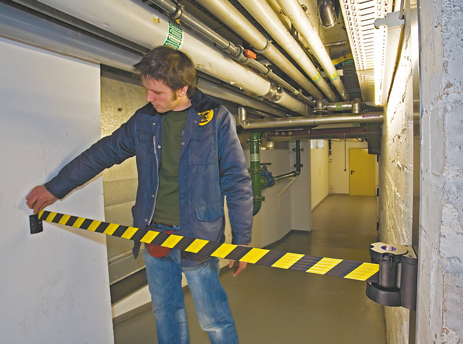 Wall Mounted Retractable Barrier - 3m or 4m Belt 2 Wall Mounted Retractable Barrier - 3m or 4m Belt