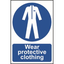 Wear Protective Clothing Sign Safety & Security Workplace Stuff UK Wear Protective Clothing Sign Safety & Security Workplace Stuff UK